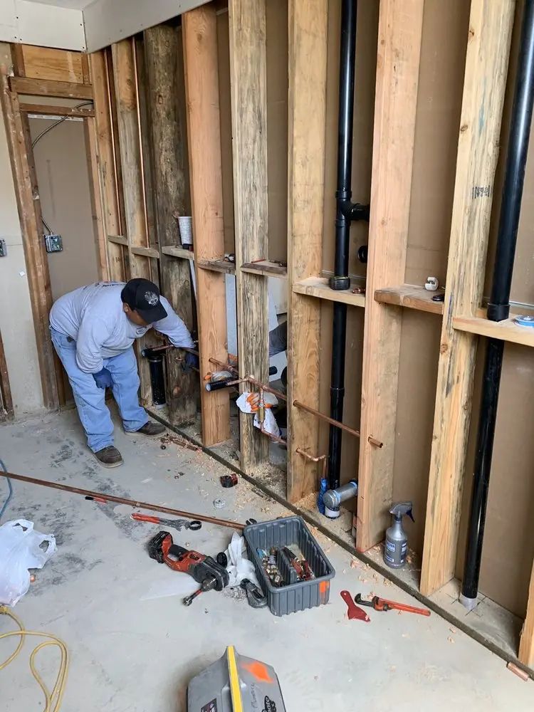 Commercial rough-in plumbing for Trenchless Sewer Repair in Live Oak